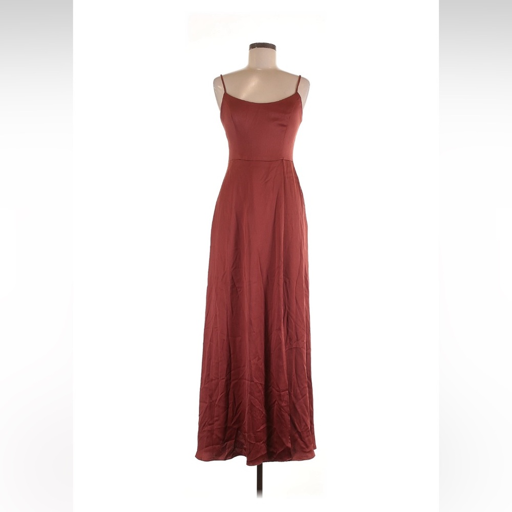 David's Bridal Bridesmaid Dress, sz 6, Cinnamon